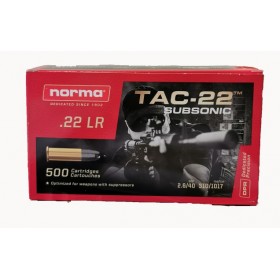 NORMA TAC 22LR SUBSONIC - 40GR