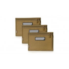 SAVIOR LOT 3 POCHETTES TAN