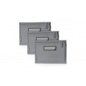 SAVIOR LOT DE 3 POCHETTES GRIS