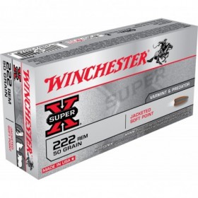 WINCHESTER 222Rem 50GR JSP